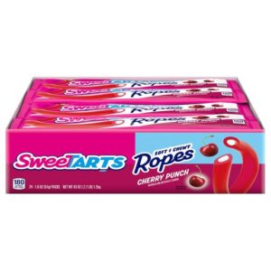 SweeTarts Soft and Chewy Ropes Cherry Punch 1.8 oz 24ct